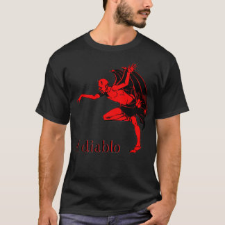 T-shirt El Diablo Devil Satan Demon spanish scary hallowee