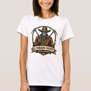 T-shirt El Dorado County Gold Country - Bandit badge