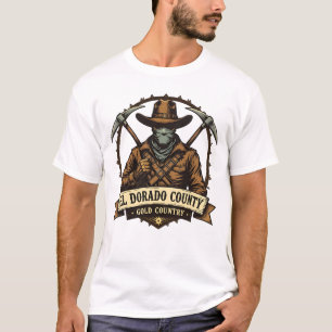 T-shirt El Dorado County Gold Country - Bandit badge