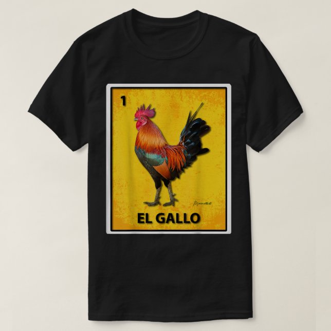 T-SHIRT EL GALLO COLORADO (Design devant)