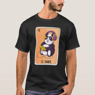 T-shirt El Gamer Cartes de Bingo de loterie mexicaine d'ar