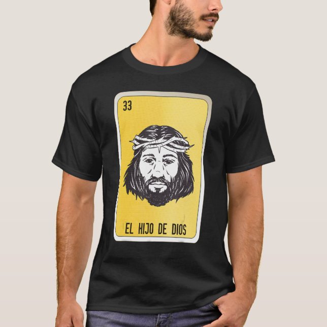 T-shirt El Hio De Dios Cartes De Bingo (Devant)