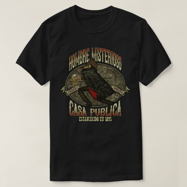 T-shirt El Hombre Misterioso 1895 (Design devant)
