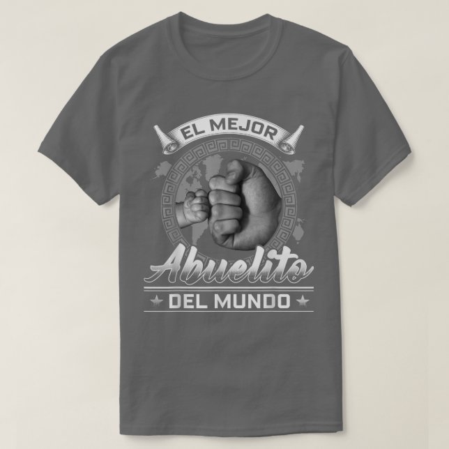 T-shirt El Mejor Abuelito Del Mundo Hommes Drapeau américa (Design devant)