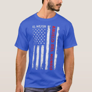 T-shirt El Mejor Abuelo Del Mundo Hommes Retro Vintage Gro