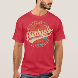 T-shirt El Mejor Bisabuelo Del Mundo Hommes Retro Vintage