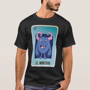 T-shirt El Monstruo Mexicaine Lotterie Bingo Cartes