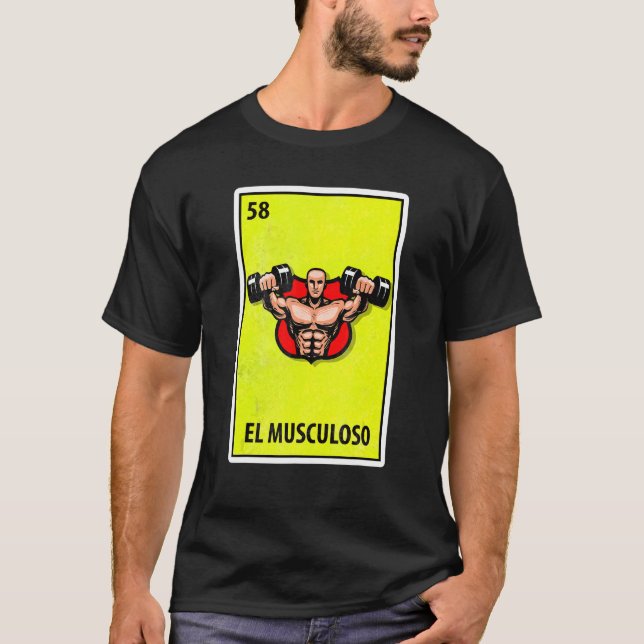 T-shirt El Musculoso Mexicain Parodie Lotterie 1 (Devant)