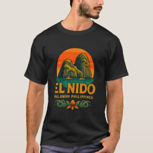 T-shirt El Nido Palawan Philippines Voyage en île tropical