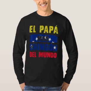 T-shirt El Pap Mas Chingn Del Mundo Venezuela Drapeau Vene