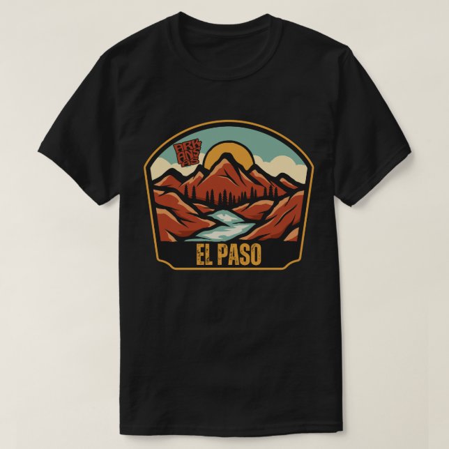 T-shirt El Paso, Arkansas (Design devant)