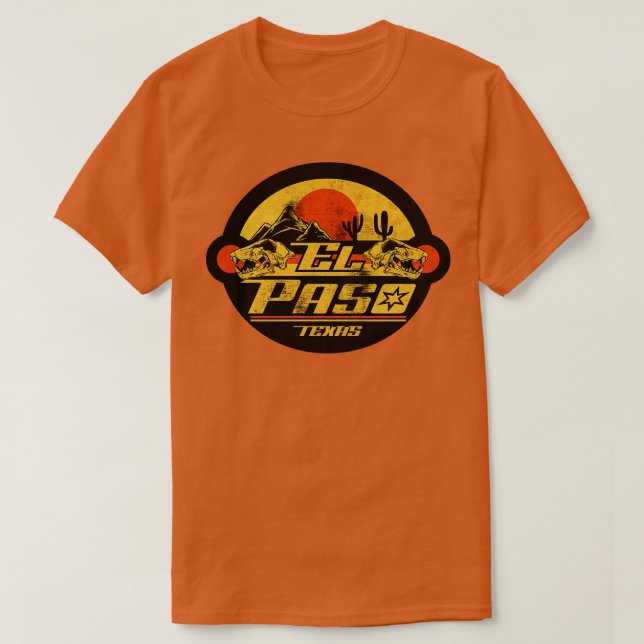 T-shirt El Paso Texas Vintage (Design devant)