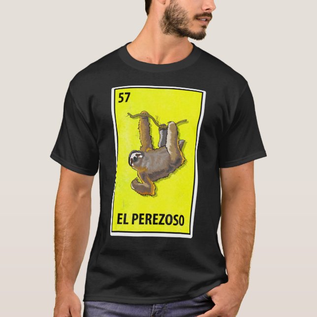 T-shirt El Perezoso Mexicain Parodie Lotterie (Devant)