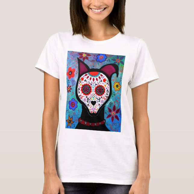 T-SHIRT EL PERRO DOG DIA DE LOS MUERTOS (Devant)