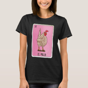 T-shirt El Pollo Cartes de Bingo de loterie mexicaine