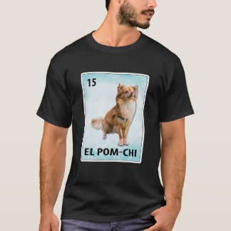 T-shirt El Pom Chi Mexicaine Pom Chi Cartes T Chemise