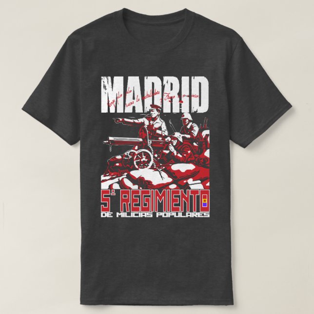 T-shirt El Quinto Regimiento MADRID (Design devant)