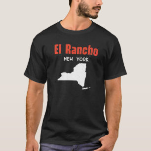 T-shirt El Rancho New York États-Unis Amérique Voyage New 