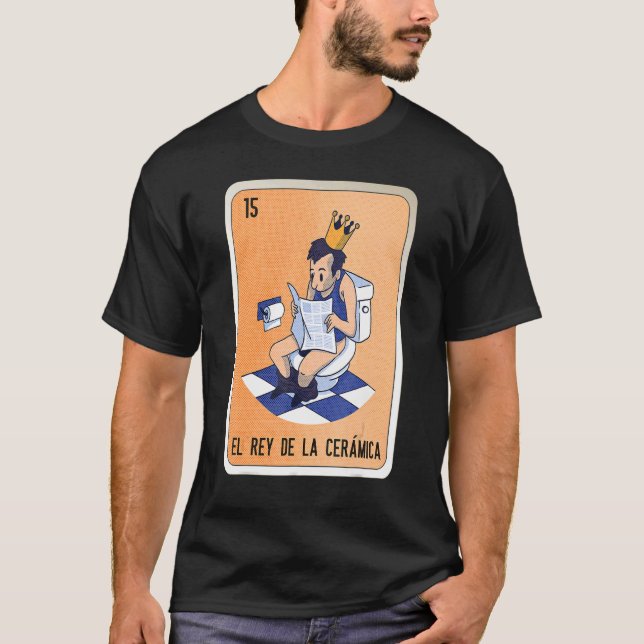 T-shirt El Rey De La Cerámica Bingo (Devant)