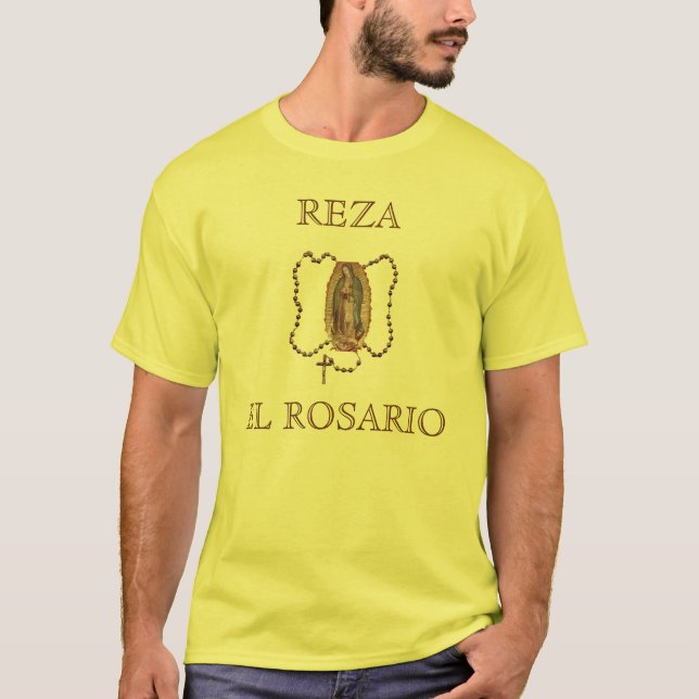 T-SHIRT EL ROSARIO DE REZA (Devant)