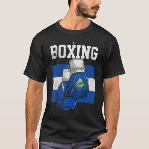 T-shirt El Salvador Boxer Gants Boxer Boxer