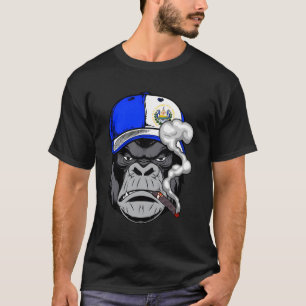 T-shirt El Salvador Gorilla La partie patrimoniale des rac