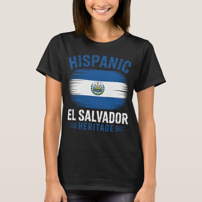 T-shirt El Salvador Patrimoine Fierté salvadorienne détenu (Devant)