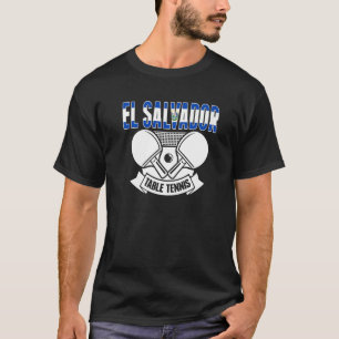 T-shirt El Salvador Ping Pong tennis de table Salvadorien