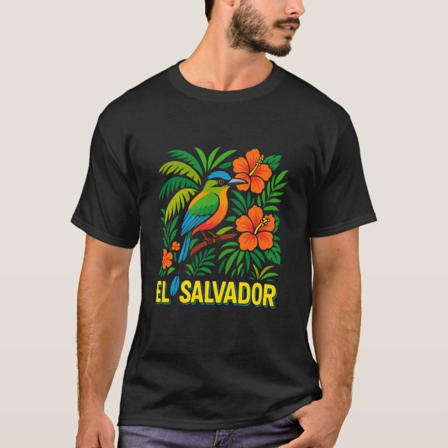 T-shirt El Salvador Torogoz (Devant)