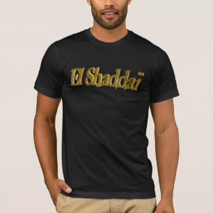 T-shirt El Shaddaï Gold 3D TRANS PNG