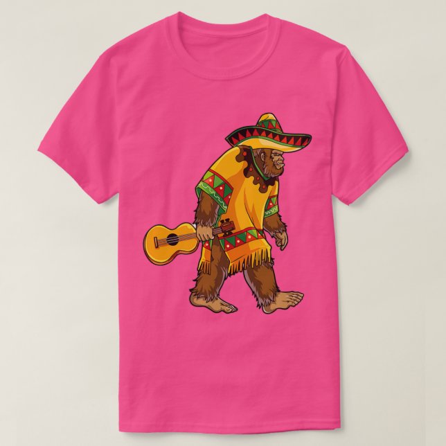 T-shirt El Squatcho Bigfoot Sasquatch Mexicaine T Drôle Ca (Design devant)