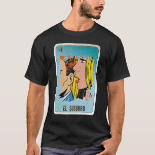 T-shirt El Susurro Mexicaine Lotterie Cartes de Bingo