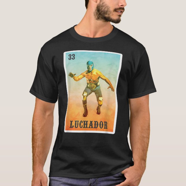 T-shirt El Wrestler Lucha Libre - Mexique Luchador (Devant)