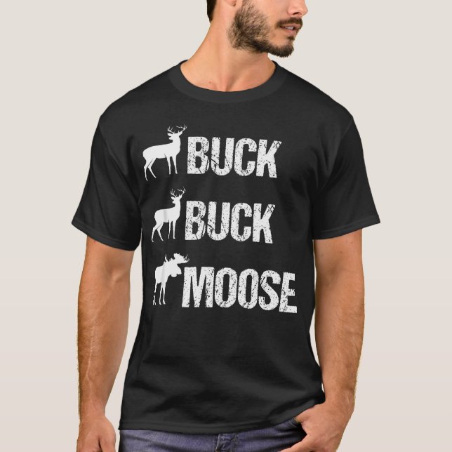 T-shirt Élan Buck drôle Élan Buck (Devant)
