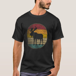 T-shirt Élan - Silhouette Rétro Détresse Vintage 60