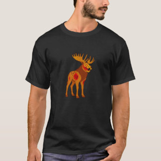 T-shirt Élan zombie animal - Effrayant non-mort épouvante