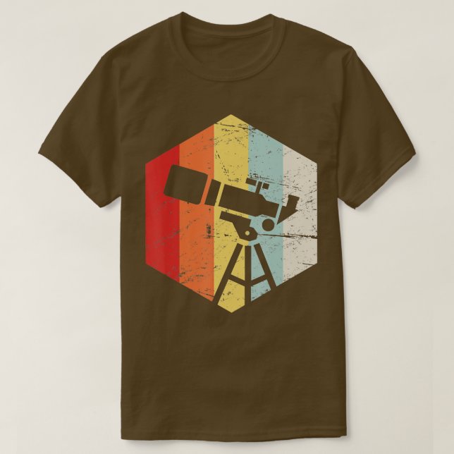 T-shirt Élascope d'astronomie rétro (Design devant)