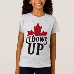 T-Shirt Elbows Up - Bold Canadian Spirit