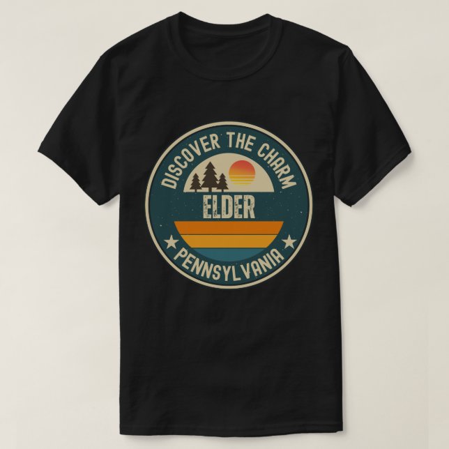 T-shirt Elder, Pennsylvanie (Design devant)