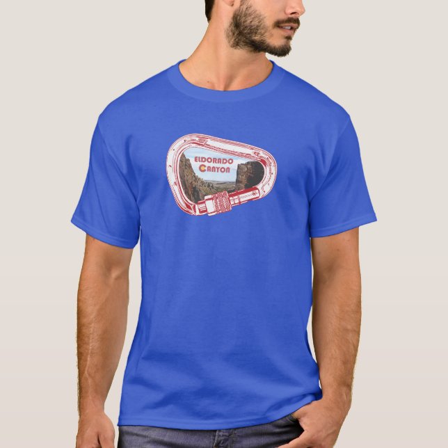 T-shirt Eldorado Canyon Escalade Carabiner (Devant)