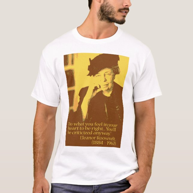 T-shirt Eleanor Roosevelt (Devant)