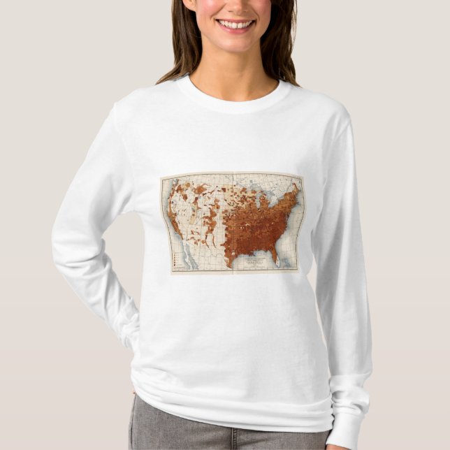 T-shirt Électeurs de nègre d'illettrés de 80 proportions (Devant)