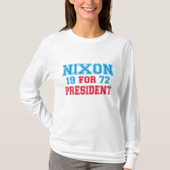T-shirt Élection 1972 de Nixon (Devant)