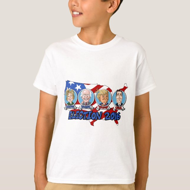 T-shirt Élection 2016 présidentielle (Devant)