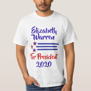 T-shirt Élection 2020 Elizabeth Warren Soutien