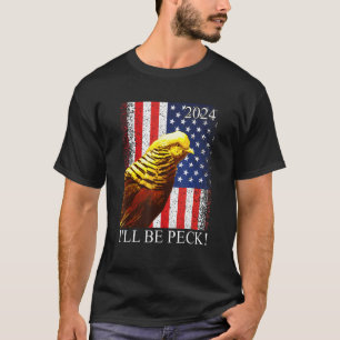 T-shirt Election 2024 Je serai Peck, Golden Pheasant Usa F