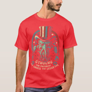 T-shirt Élection Cthulhu pour Président 2024 Horreur Cosmi