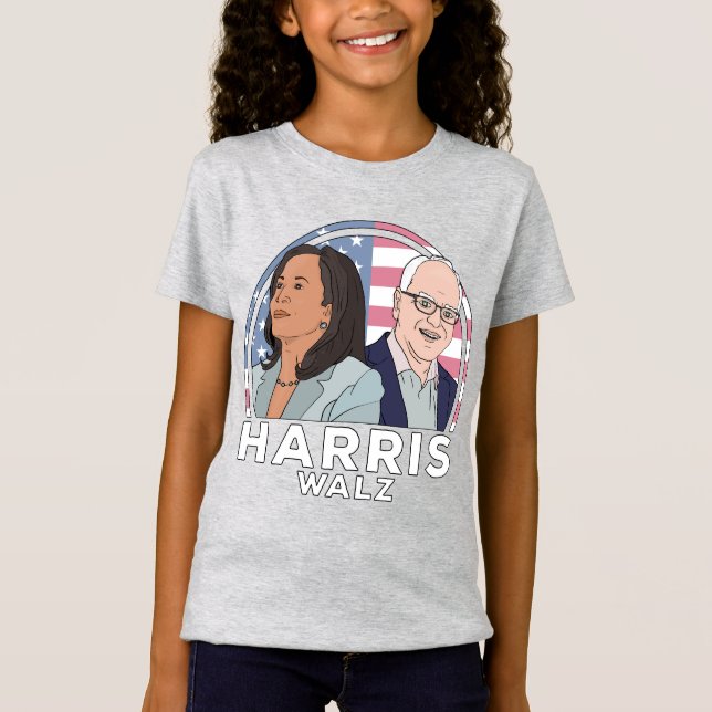 T-Shirt Élection de Harris Walz (Devant)