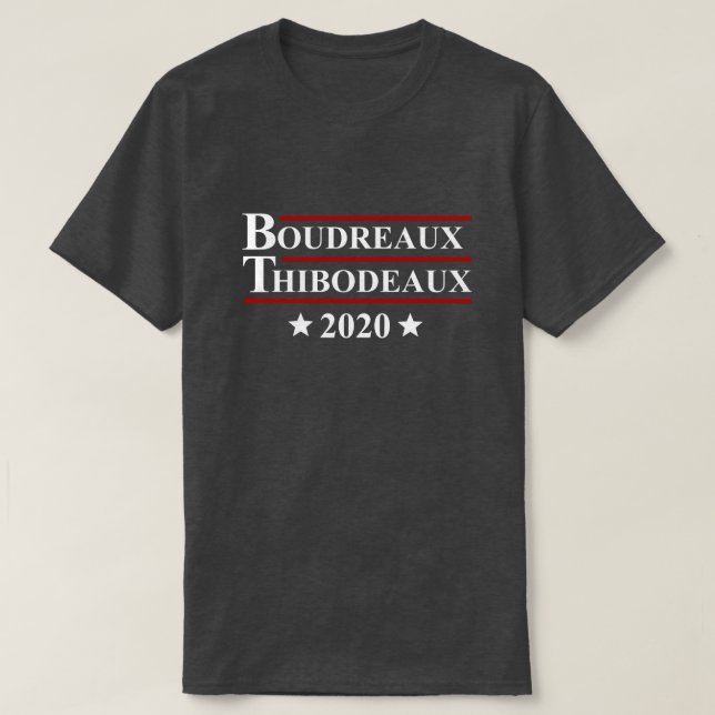 T-shirt Élection drôle de Boudreaux et de Thibodeaux 2020 (Design devant)