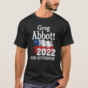 T-shirt Élection du gouverneur du Texas Greg Abbott 2022 R